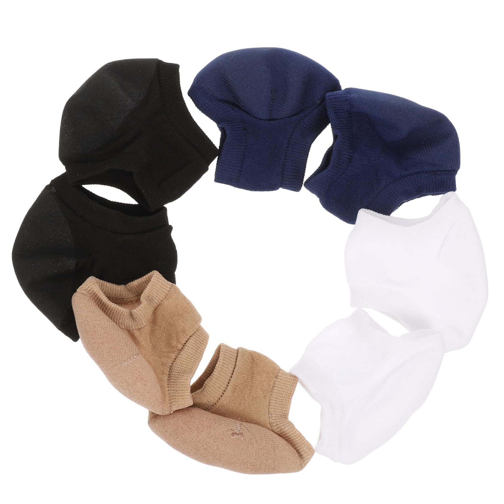 BESTYASH Shoe Toe Protector Moisturizing Socks for Cracked Heel Half Feet Socks