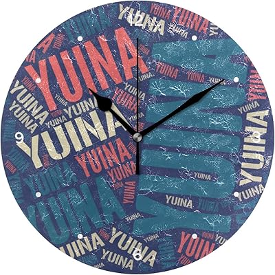 Amazon Co Jp 壁掛け時計 連続秒針 サイレント アナログ ウォールクロック 人気の名前 結菜 Yuina ゆいな柄 掛け時計 インテリア 並行輸入品 ホーム キッチン Amazon Co Jp 壁掛け時計 連続秒針 サイレント アナログ ウォールクロック 人気の名前 結菜 Yuina ゆいな柄 掛け時計 インテリア 並行輸入品 ホーム キッチン