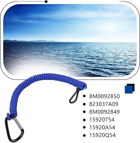 Miniatura 5 de AFEISOL Cordón de interruptor de muerte de barco Reemplazar para Mercury Marine Boat Interruptor de parada de emergencia Cordón de seguridad