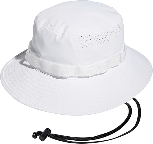 Miniatura 9 de Adidas Sombrero de pescador Victory para hombre - Gorra deportiva para exteriores Blanco/3.0