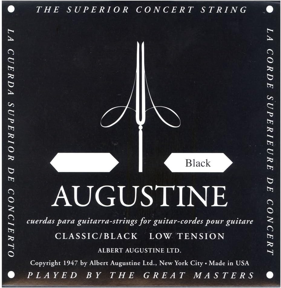 AUGUSTINE BLACK 4TH STRING