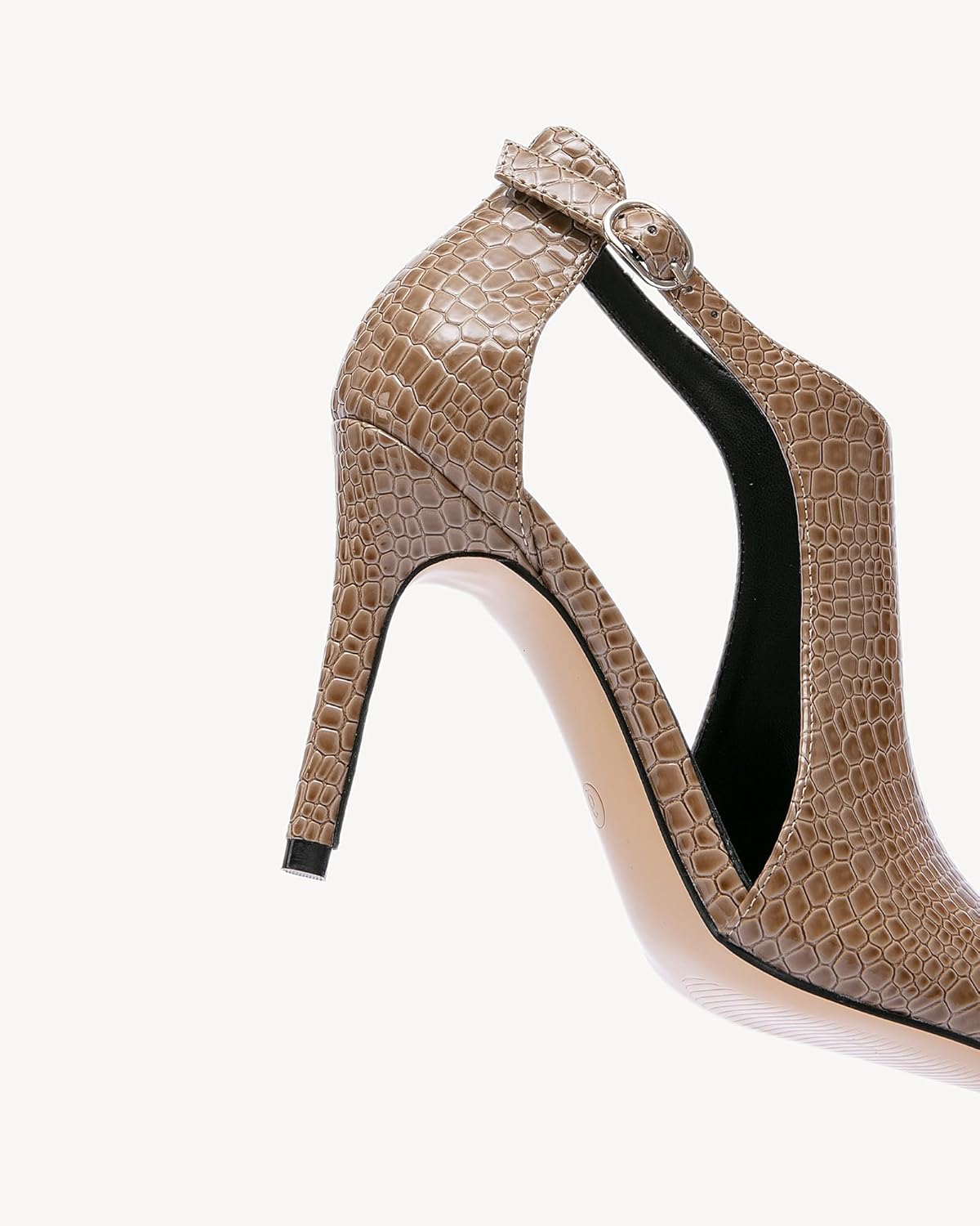 NEWBELLA Women's Closed Instep Hollow Pumps - Pointed Toe Heeled Sandals with Stiletto Heel, Versatile Casual High Heels for Everyday Wear & Commute - Image 6