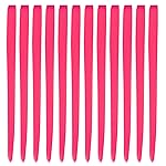 YaFex 12 Pcs Clip in Hair Extensions, 22 Inch Colored Hair Extensions Party Highlights Long Straight Synthetic Hairpieces for Women Kids Girls (Hot Pink)