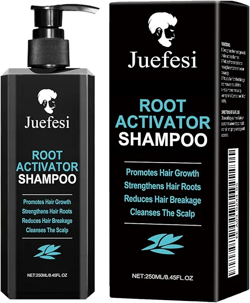 Root Activator Shampoo for Men, 250 mL Hair Growth Shampoo for Hair Loss and Thinning Hair