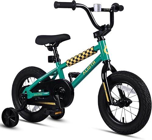 Miniatura 39 de BMX Style 12, 14, 16 pulgadas, ruedas de entrenamiento para niños, bicicleta de 20 pulgadas con soporte para niños y niñas de 2 a 14 años, posavasos