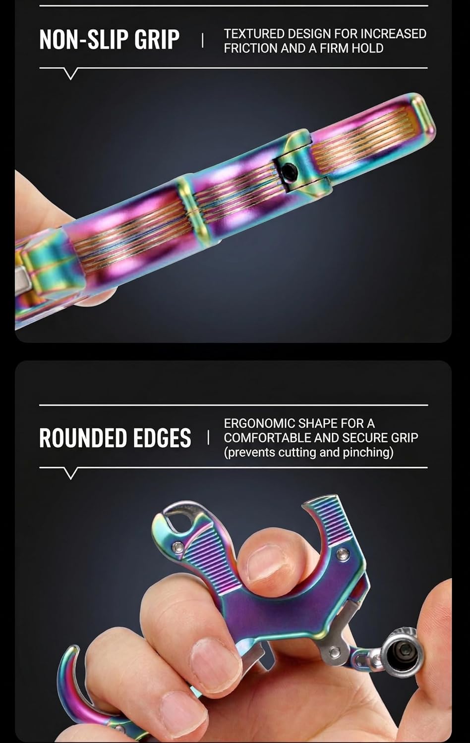 Archery Thumb Release Aid for Compound Bow, Adjustable 3 or 4 Finger Configuration,Professional Brass & Aluminum Options for Target Shooting (Aluminum Alloy, Colorful)