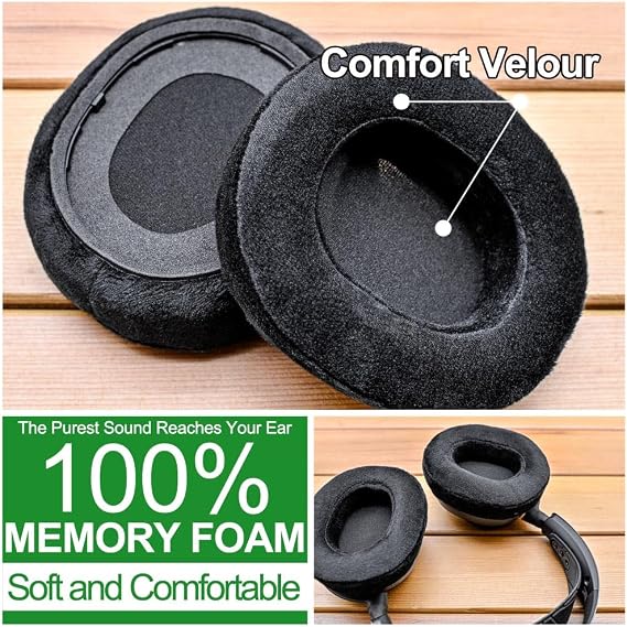 Nova Pro Wireless Replacement Ear Pads - Compatible with Steelseries Arctis Nova Pro Wireless by LTYIVABHTTW I Improved Durability & Sound (Soft Velour)