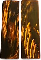 Vista 24 de Báscula de mango de cuerno de búfalo (parte superior plana) - (rojo vino) - (4.50 x 1.25 x 0.25)