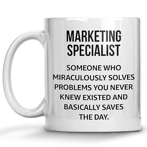 Funny Definition Mug, Marketing Specialist Coffee Mug, Advertisement Mug, Great Marketing Coffee Gift for Men and Women Student Graduation or