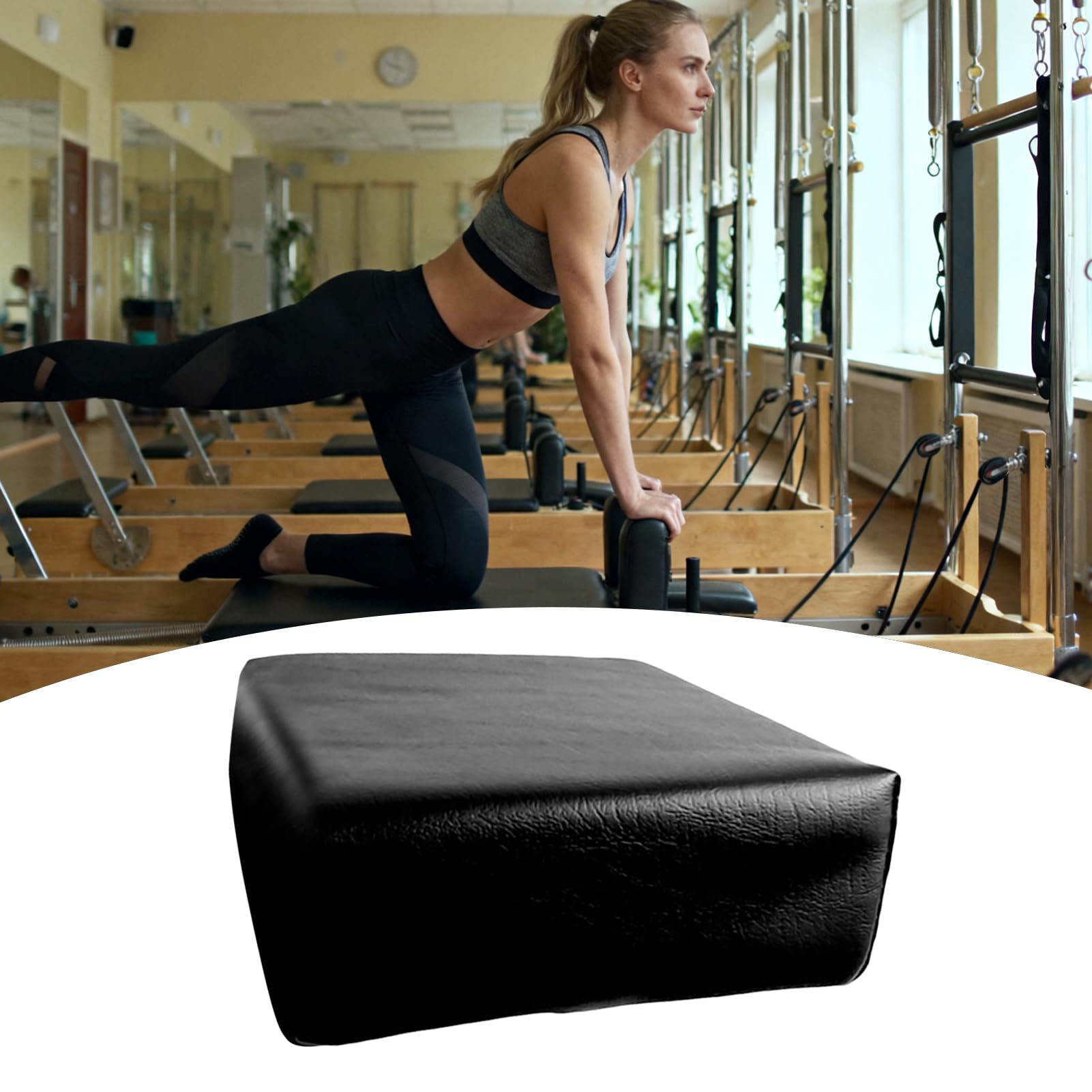 Almohadón de Yoga,Antideslizante y Portátil | Cojín de Pilates para Casa - Para Viaje Fitness Yoga Pilates Gimnasio Meditación y Oficina