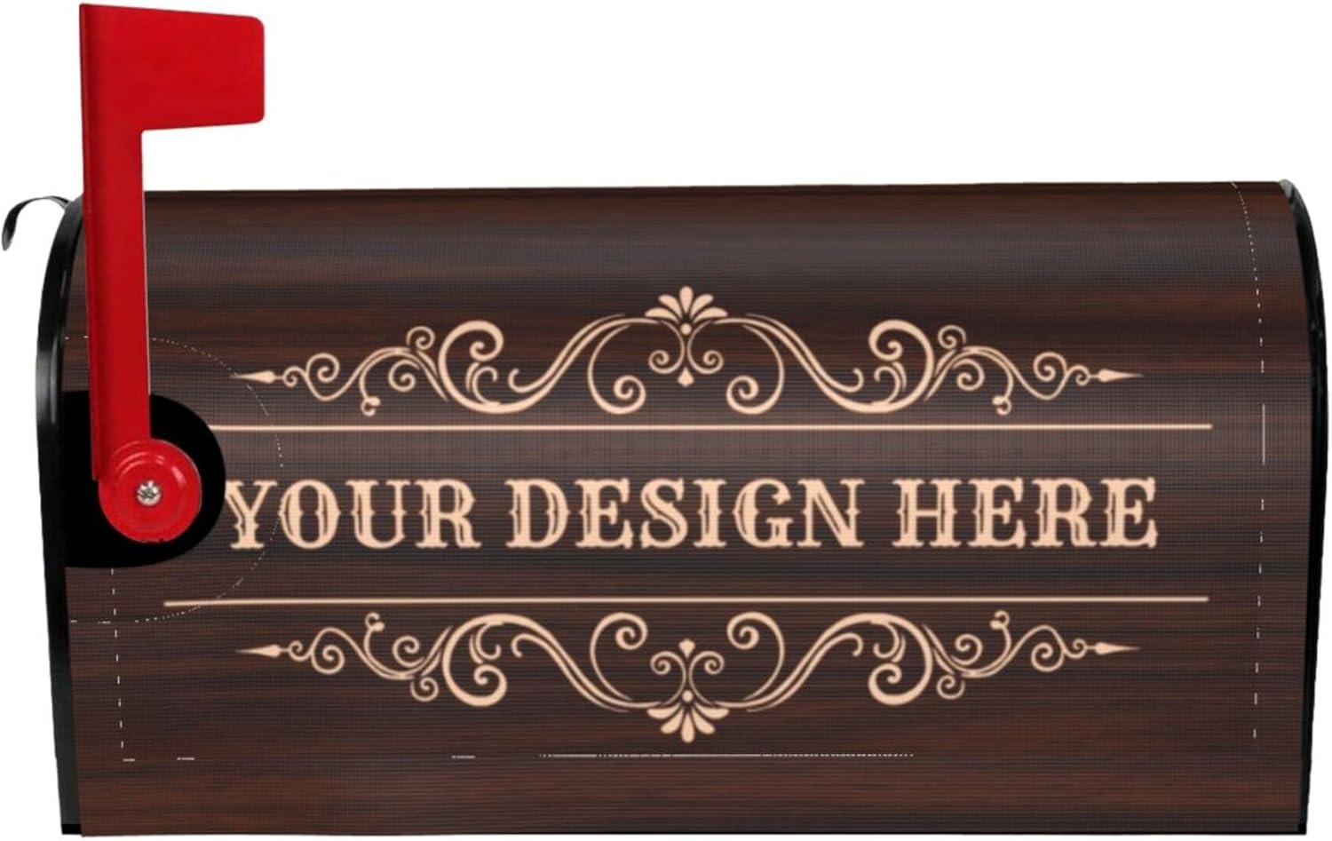 Personalize Custom Mailbox Cover with Photo Image Logo Add Your Own Design Magnetic Post Box Cover for Garden Yard Decor Standard