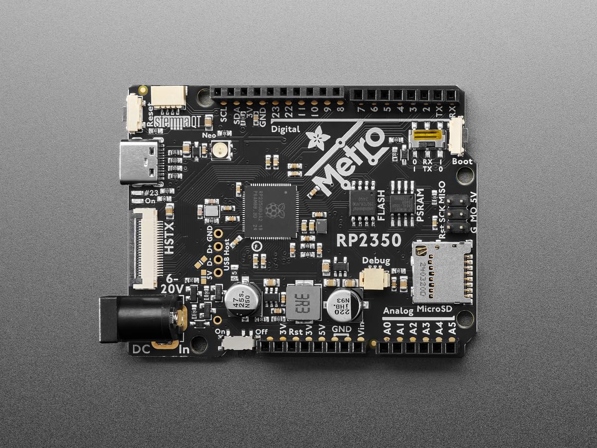 Adafruit Metro RP2350 con 8 MB PSRAM, 16 MB Flash, 6267