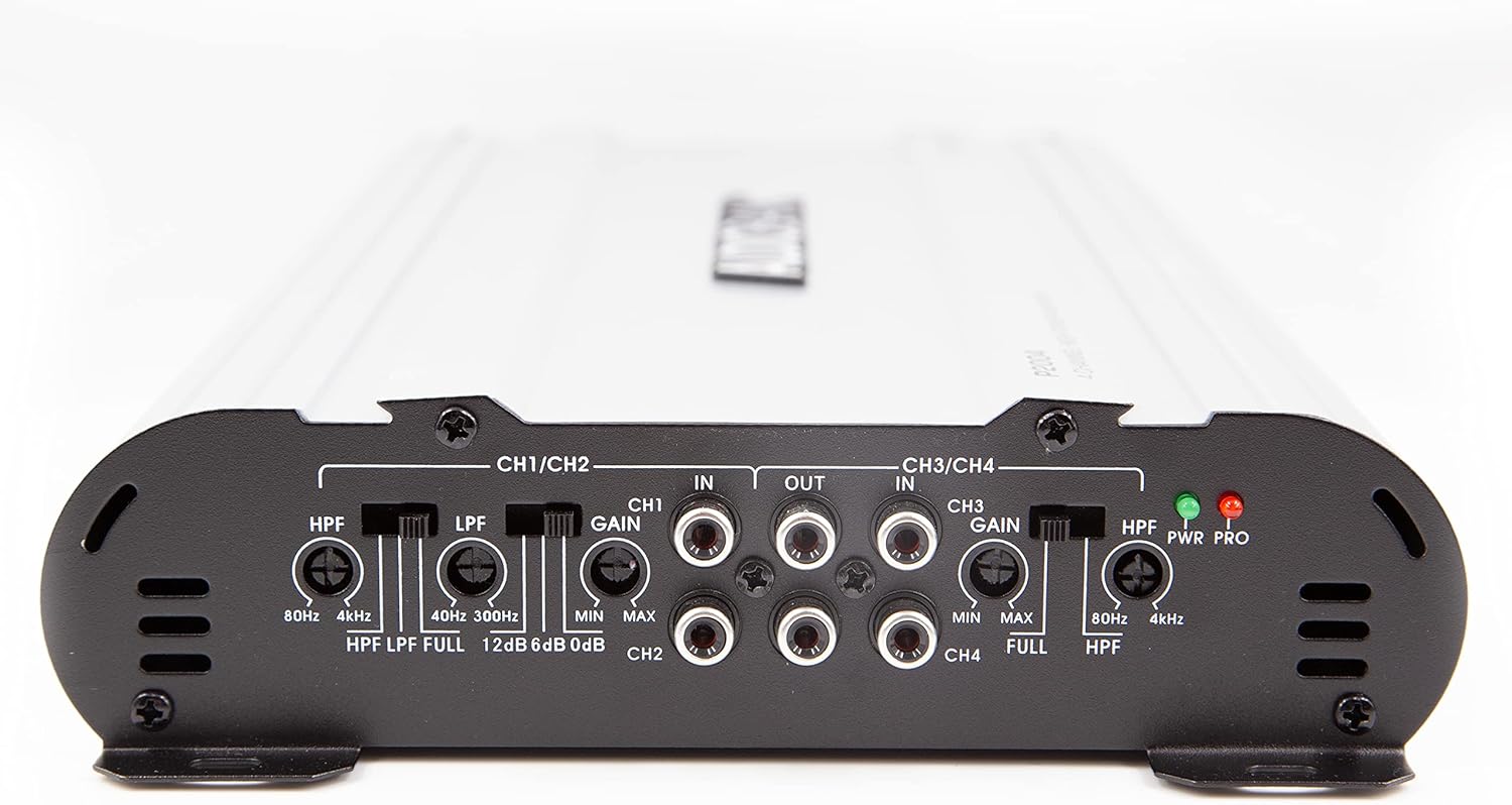 Audiobank 4 Channels 2000 WATTS Bridgedable Car Audio Stereo Amplifier P2004