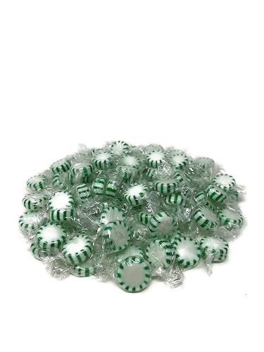 Miniatura 3 de Spearmint Starlights - Caramelo de mentas duras  1 libra  Discos clásicos de la vieja escuela con sabor a menta verde  Snack de caramelo vintage