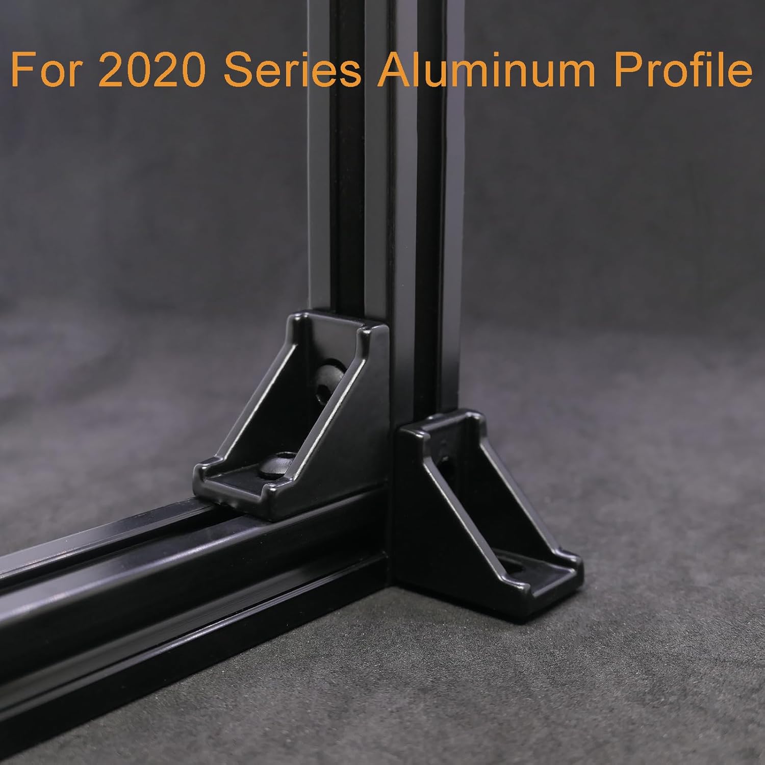30 Sets 2020 Aluminum Extrusion Black Connectors,30pcs 2020 Series Corner Brackets,with 60pcs Sliding T Nuts and Screws, for Aluminum Extrusion Profile Slot 6mm