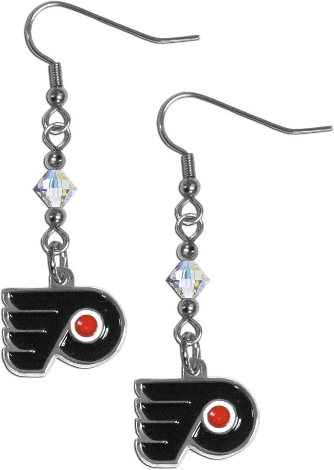Siskiyou Sports NHL Crystal Dangle Earrings