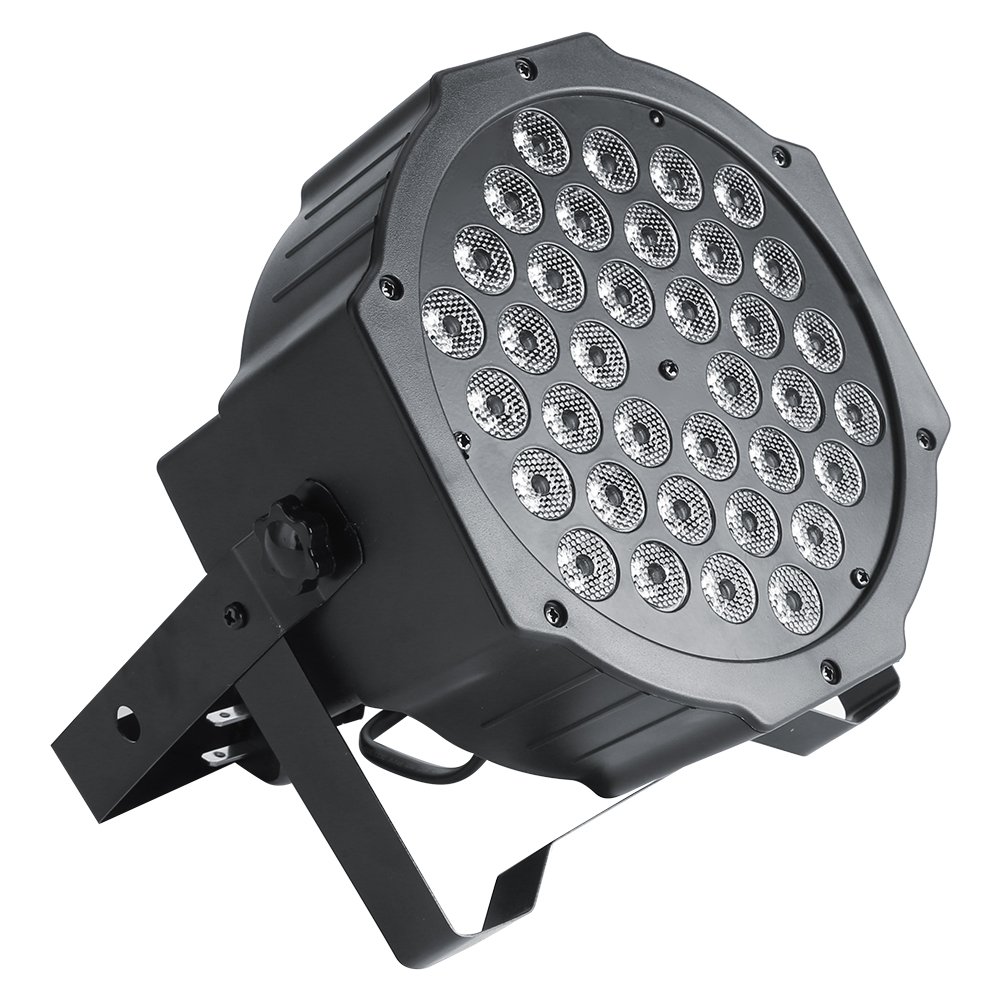 LED Par Bühnenlicht, DMX512 RGBW Scheinwerfer Bühnenbeleuchtung Beleuchtung Lichteffekt mit Fernbedienung und 3 Steuermodus für Show Bar DJ KTV Disco Geburtstag Party Halloween