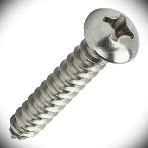 Midwest Fastener Sheet Metal Screw, #6 x 5/8 in, Zinc Plated Steel