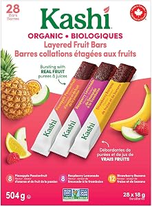 Kashi Organic Layered Fruit Bars, 28 bars × 18 grams