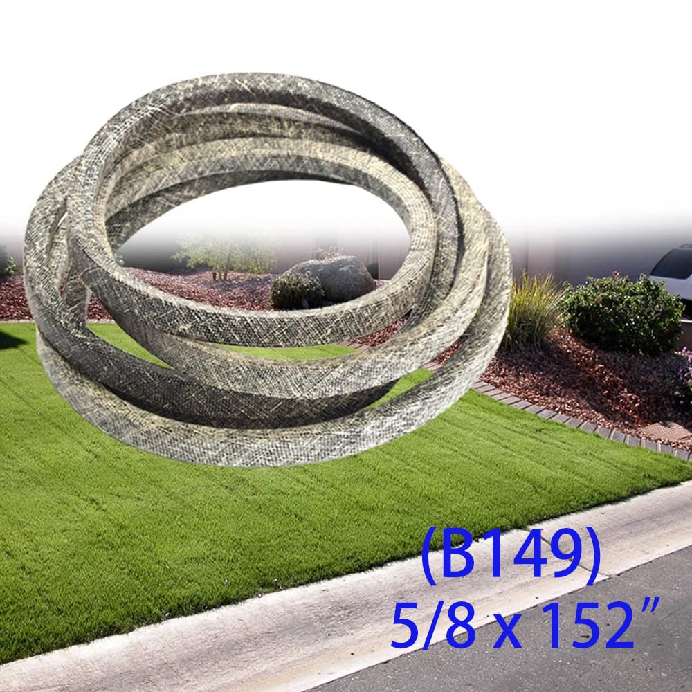 (B149) 5/8"x152" Lawn Mower Deck Replacement Parts Belt 539103687 539111949, Made with, Compatible for Husqvarna AYP