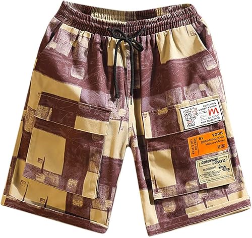 Amoyl Herren Strand Shorts Badehose Badeshorts MA nner Schwimmhose Beachshorts Boardshorts Printed Swimming Kurze Hosen