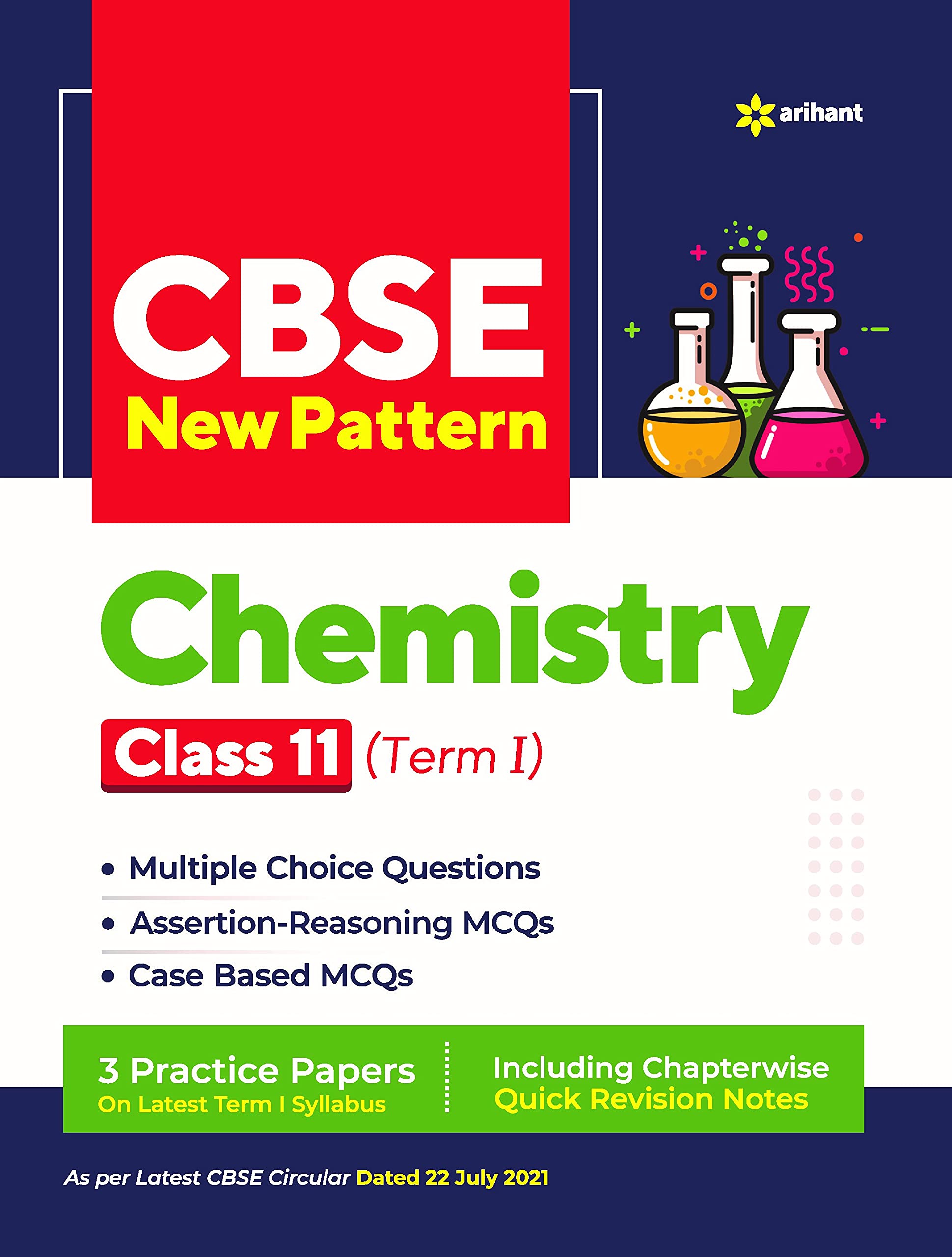 Buy CBSE New Pattern Chemistry Class 11 for 2021-22 Exam (MCQs based book for Term 1) (Old Edition) — BookShops.in