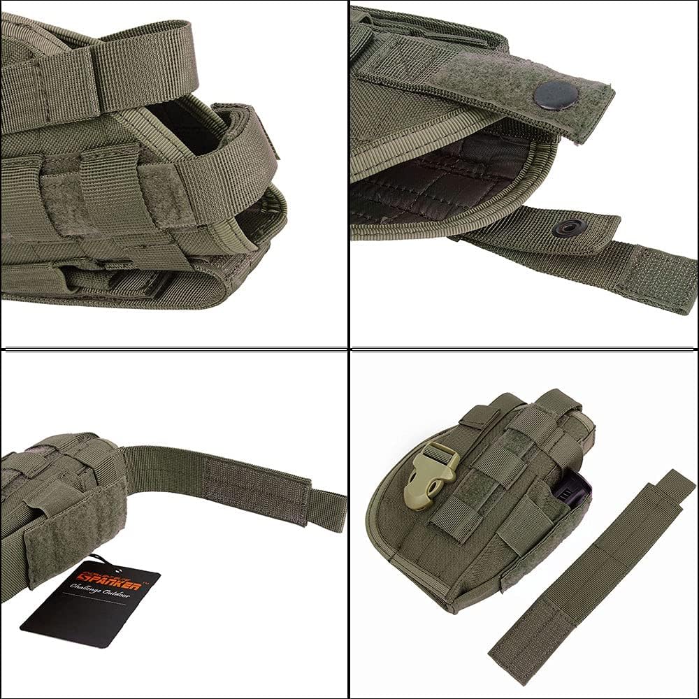 EXCELLENT ELITE SPANKER Tactical Adjustable Pistol Holster for M1911 G17 G18 G19 G26 G34 XD-45acp CZ P-10C