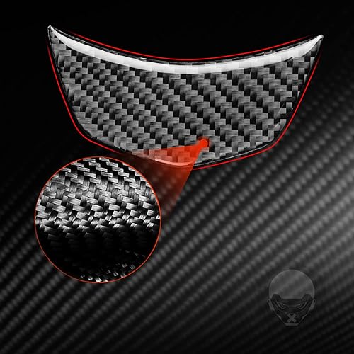 Miniatura 117 de NVCNX Real Premium - Adhesivo de fibra de carbono para puerta de automóvil, puerta de automóvil, cerradura de puerta de automóvil, marco de botón