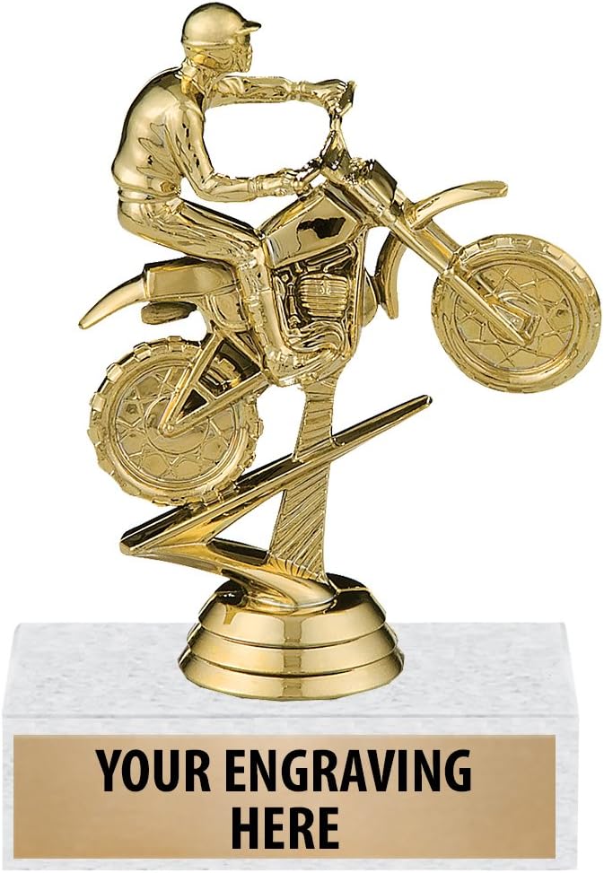 Cycling Trophies - 6" Dirt Bike Trophy Awards