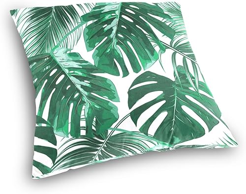 Miniatura 2 de ALAZA Fundas de almohada de terciopelo de algodón de 18 x 18 pulgadas con cremallera para almohadas decorativas