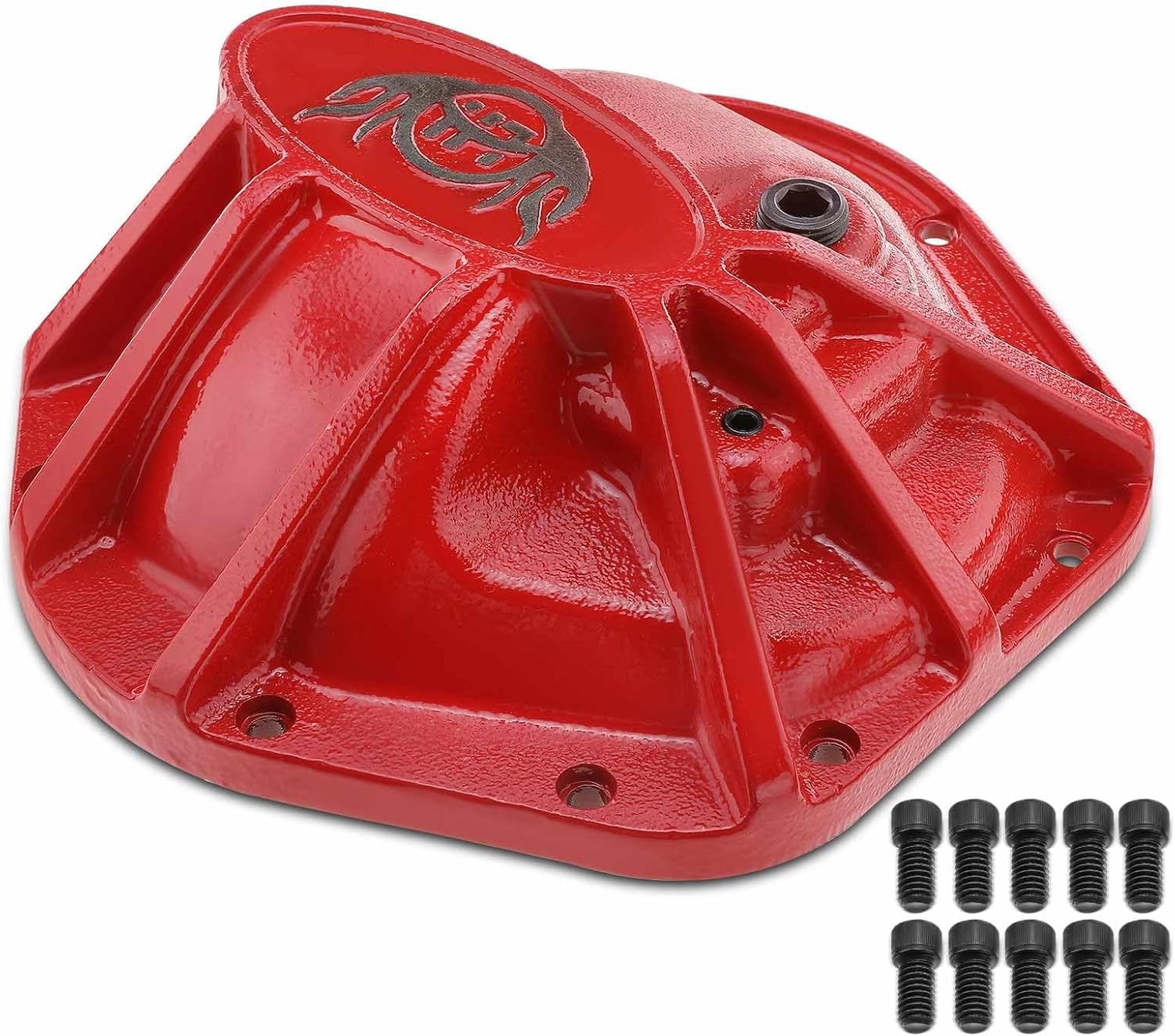A-Premium Front Differential Cover with 10 Bolts Compatible with Jeep TJ 1997-2006 Wrangler 1997-2017 Wrangler JK 2018, fit for DANA 44 Axle