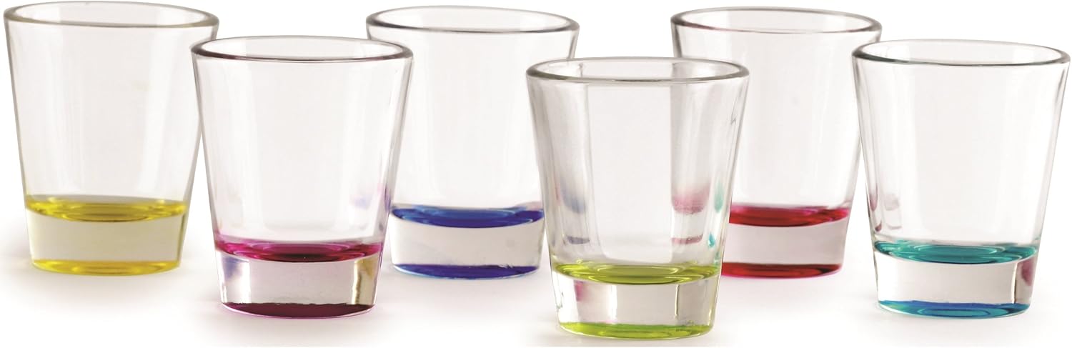 Circleware Edge Heavy Base Best Selling, 1.5 oz, Multicolor