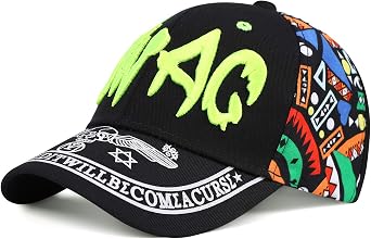 Fashion Embroidery Baseball Cap Unisex Sun Protective Outdoor Sports Cap Breathable Cotton Summer Sun Hat Adjustable Sports Casual Peaked Cap Stylish Cycling Running Caps for Women Men Boys Girls
