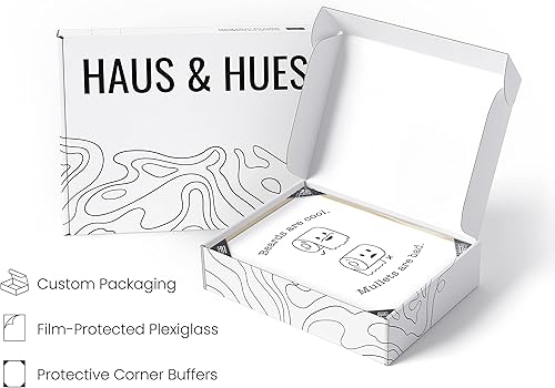 Miniatura 93 de HAUS AND HUES Decoración Divertida de Baño – Arte de Pared de Barba y Mullet, Letrero Humorístico de Baño, Impresión de Pared Divertida para Baño o