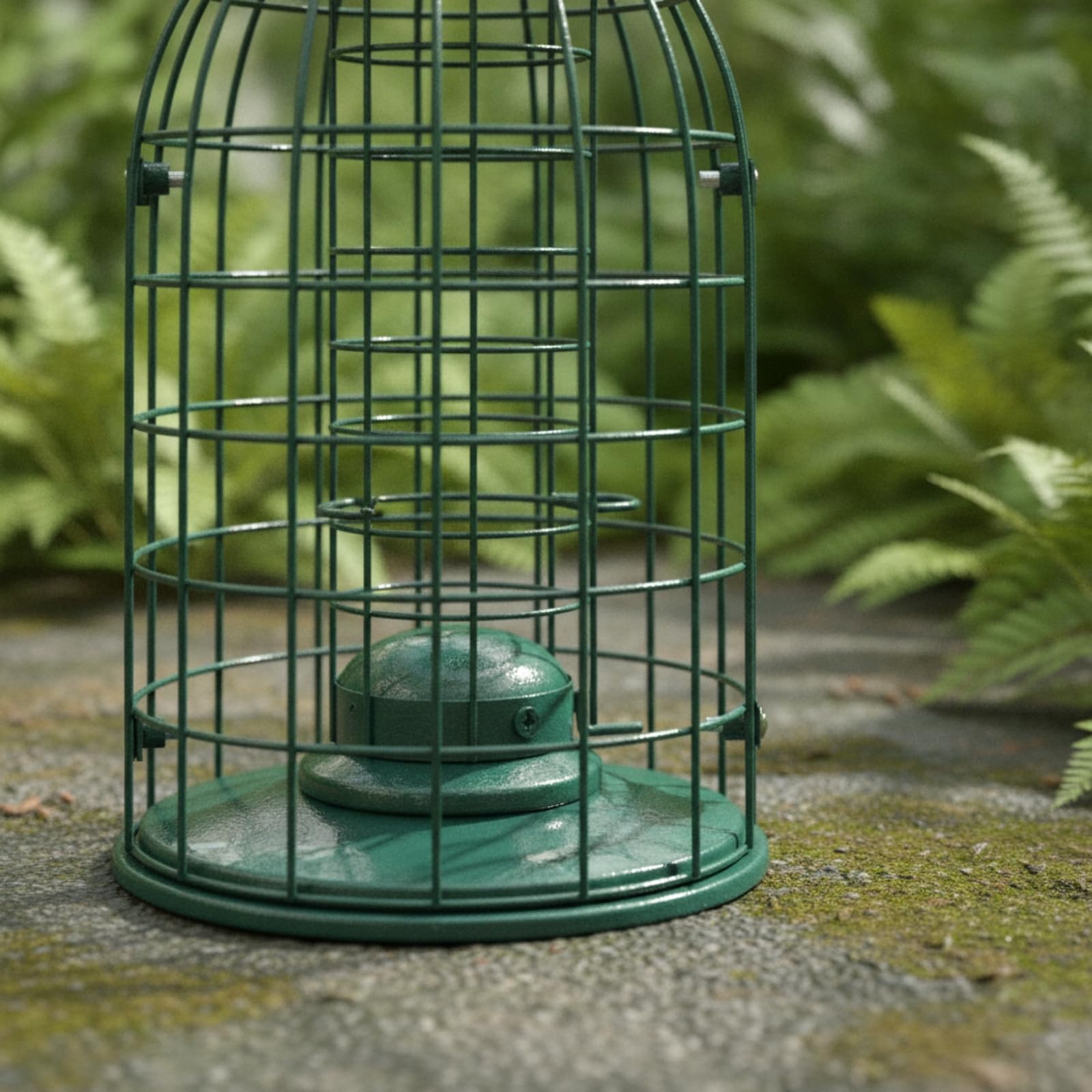 MERIGLARE Mangeoire Anti-Écureuil | Résistante pr Intempéries, Mangeoire à Oiseaux Suspendue, Transparent, pr Terrasse
