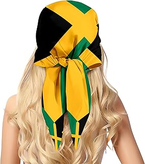 Fashion Head Scarf for Women Silk Scarf Large Square Sleeping Wrap Satin Neck Bandana for Gift 27.5 x 27.5 inches