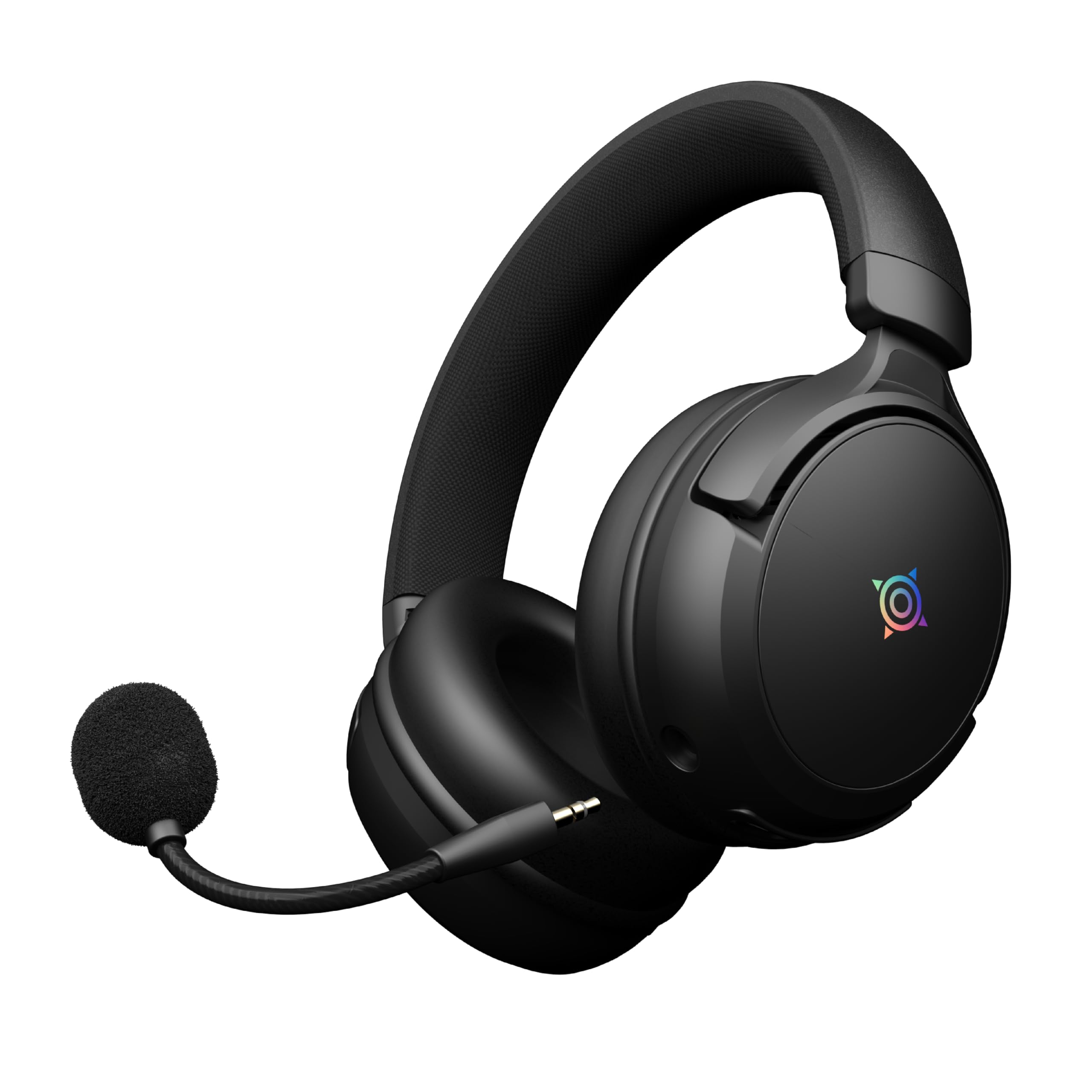 Nova Gaming - Atlas - Auriculares inalámbricos para Juegos - 3 Modos de conexión, micrófono Flexible y extraíble, RGB, tamaño Ajustable, Sonido Claro y equilibrado - Compatible con Todos los