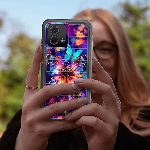 Miniatura 7 de Funda para Moto G Stylus 5G 2023, cuerpo completo, a prueba de golpes, protección contra caídas, a prueba de polvo, resistente de 3 capas, militar,