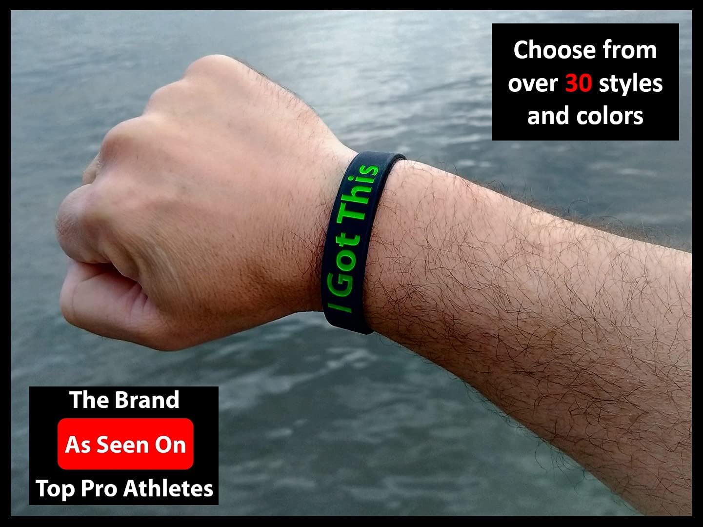 We Keep You Motivated Motivational Wristbands - Worn by Pro Athletes - Silicone Rubber Bracelets Inspirational – Focus & Gym, Sports Motivation - Wear Your Motivation LLC