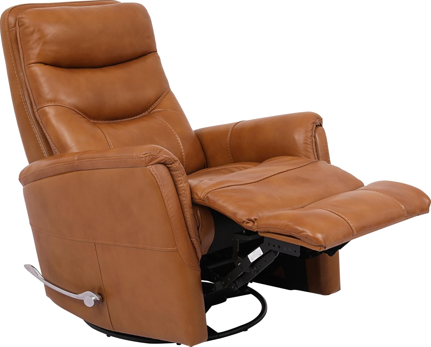 Parker Living Gemini - Butterscotch Recliner Chair Swivel Glider Two Pack Top Grain Leather with Match Comfortable Nursery Recliner Nursing Chair Cozy Swivel Recliner