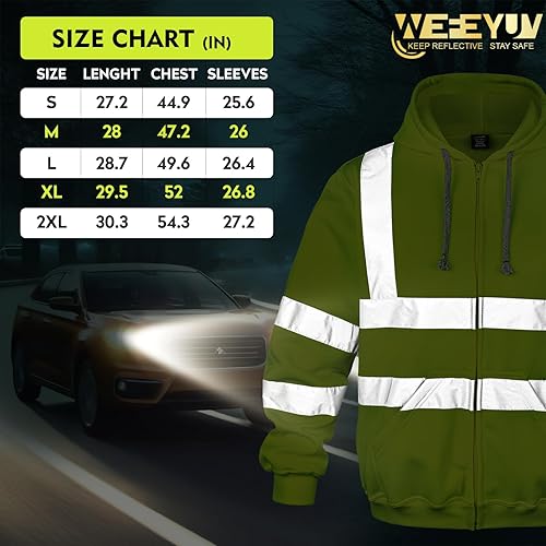 Miniatura 4 de Hi Vis - Sudaderas de visibilidad reflectante de color liso para hombre