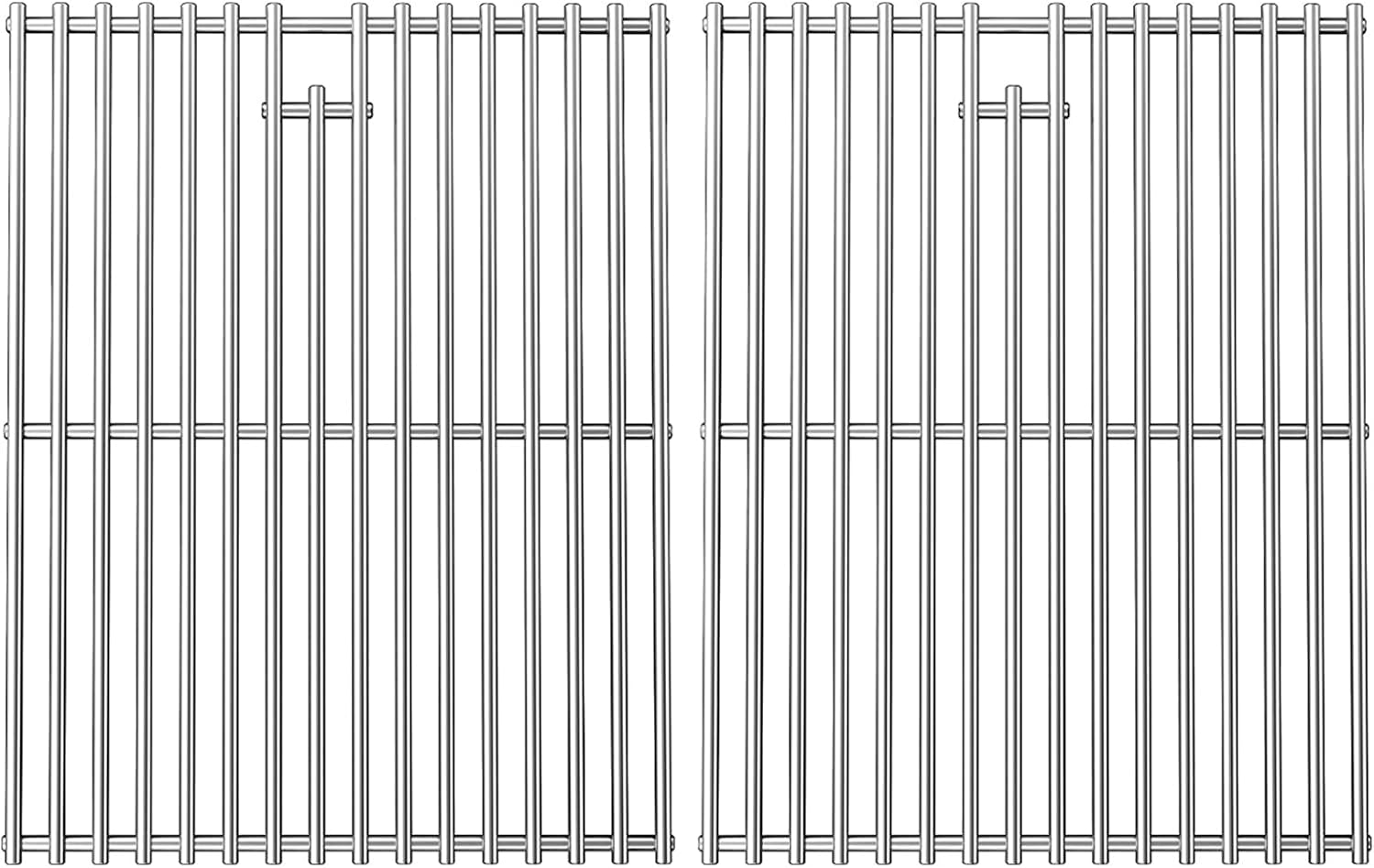 Orgneas 17 Inch Grill Grates for Home Depot Nexgrill 720-0830H, 720-0830D, 720-0783E, 720-0783C, Stainless Steel Cooking Grate Replacement Parts for Uniflame, Kenmore, Nexgrill 4&5-Burner Gas Grills