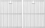 Orgneas 17 Inch Grill Grates for Home Depot Nexgrill 720-0830H, 720-0830D, 720-0783E, 720-0783C, Stainless Steel Cooking Grate Replacement Parts for Uniflame, Kenmore, Nexgrill 4&5-Burner Gas Grills