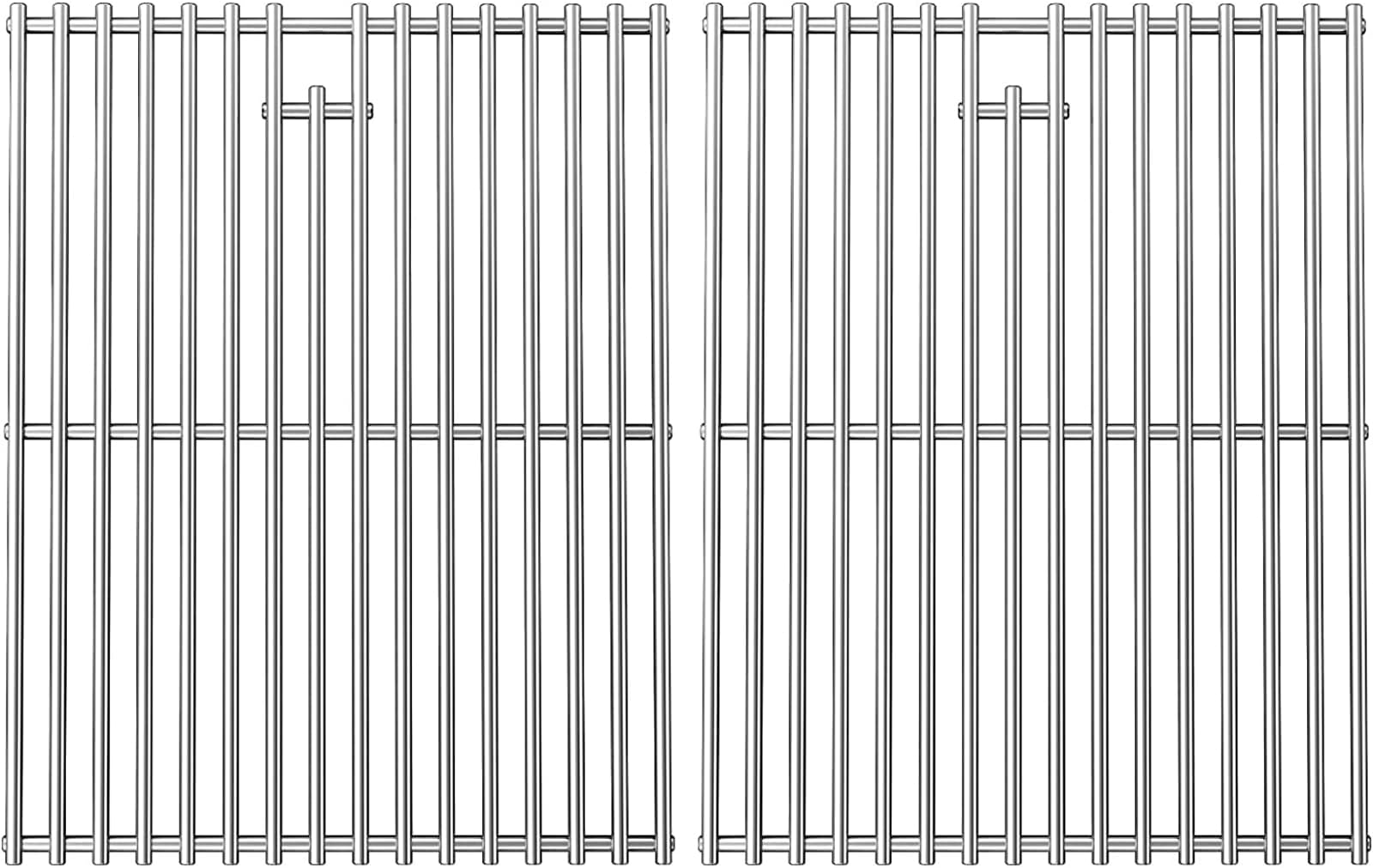 Orgneas17 Inch Grill Grates for Home Depot Nexgrill 720-0830H, 720-0830D, 720-0783E, 720-0783C, Stainless Steel Cooking Grate Replacement Parts for Uniflame, Kenmore, Nexgrill 4&5-Burner Gas Grills
