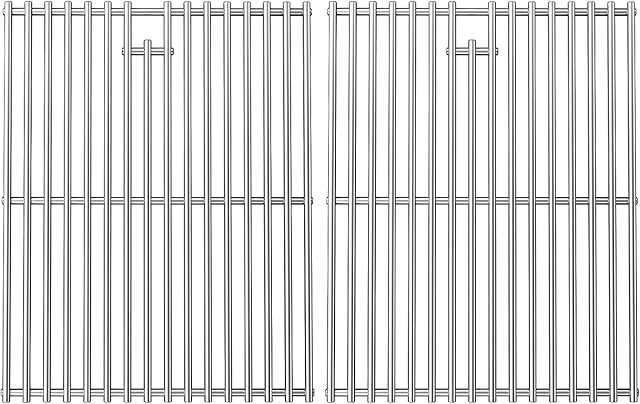 Orgneas 17 Inch Grill Grates for Home Depot Nexgrill 720-0830H, 720-0830D, 720-0783E, 720-0783C, Stainless Steel Cooking Grate Replacement Parts for Uniflame, Kenmore, Nexgrill 4&5-Burner Gas Grills