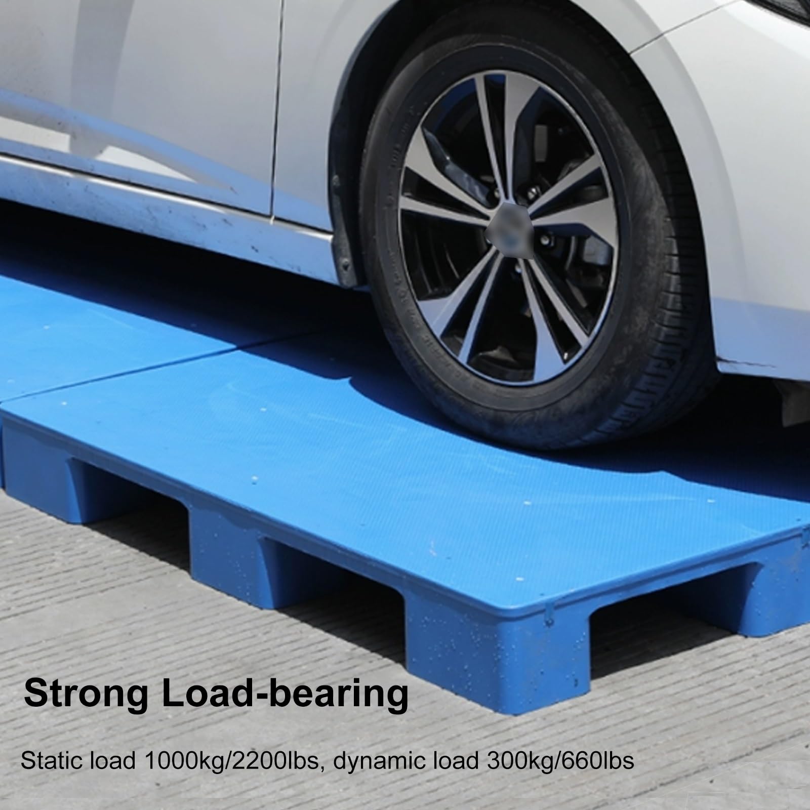 Pallet di stoccaggio in ABS | Dimensioni multiple multicolori for magazzino e logistica: pallet di stoccaggio in ABS(Blu,80x40cm/31x16in)