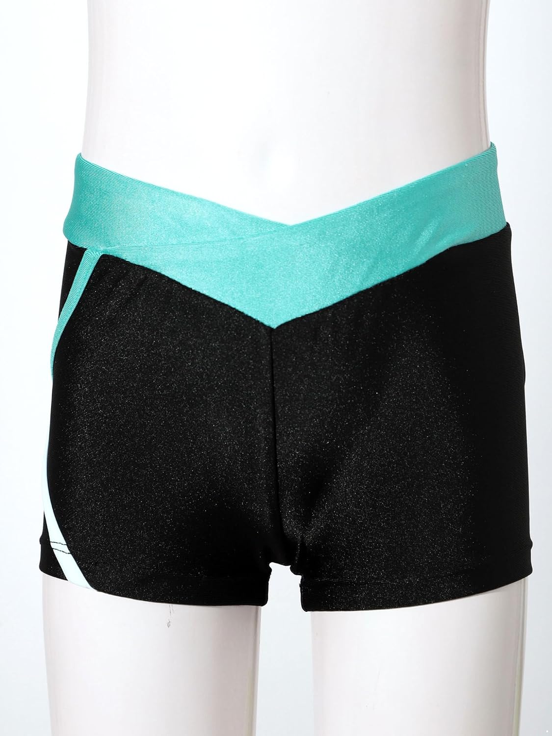 Mufeng Kids Girls 2 Piece Active Dancewear Outfit Crop Top and Shorts Set for Gymnastics Dancing Workout