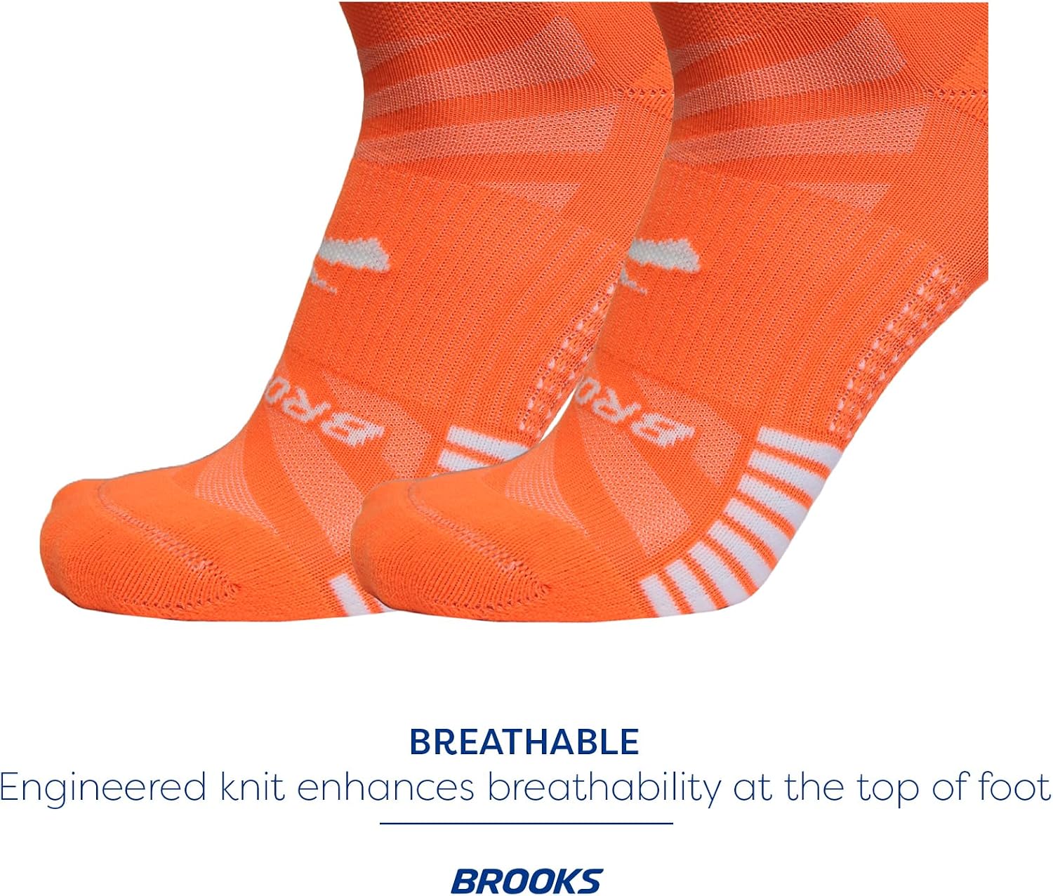 Brooks Ghost Lite Crew Socks I Performance Running, Comfort Fit with Arch Support for Men & Women