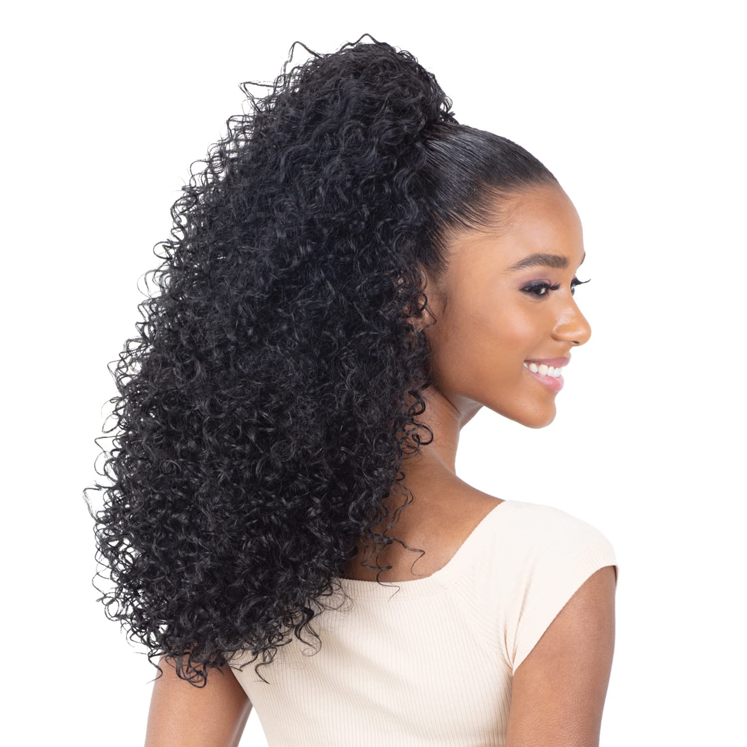 Freetress Half Wig Equal Drawstring Fullcap CRETA GIRL ( LONG ) (1B)