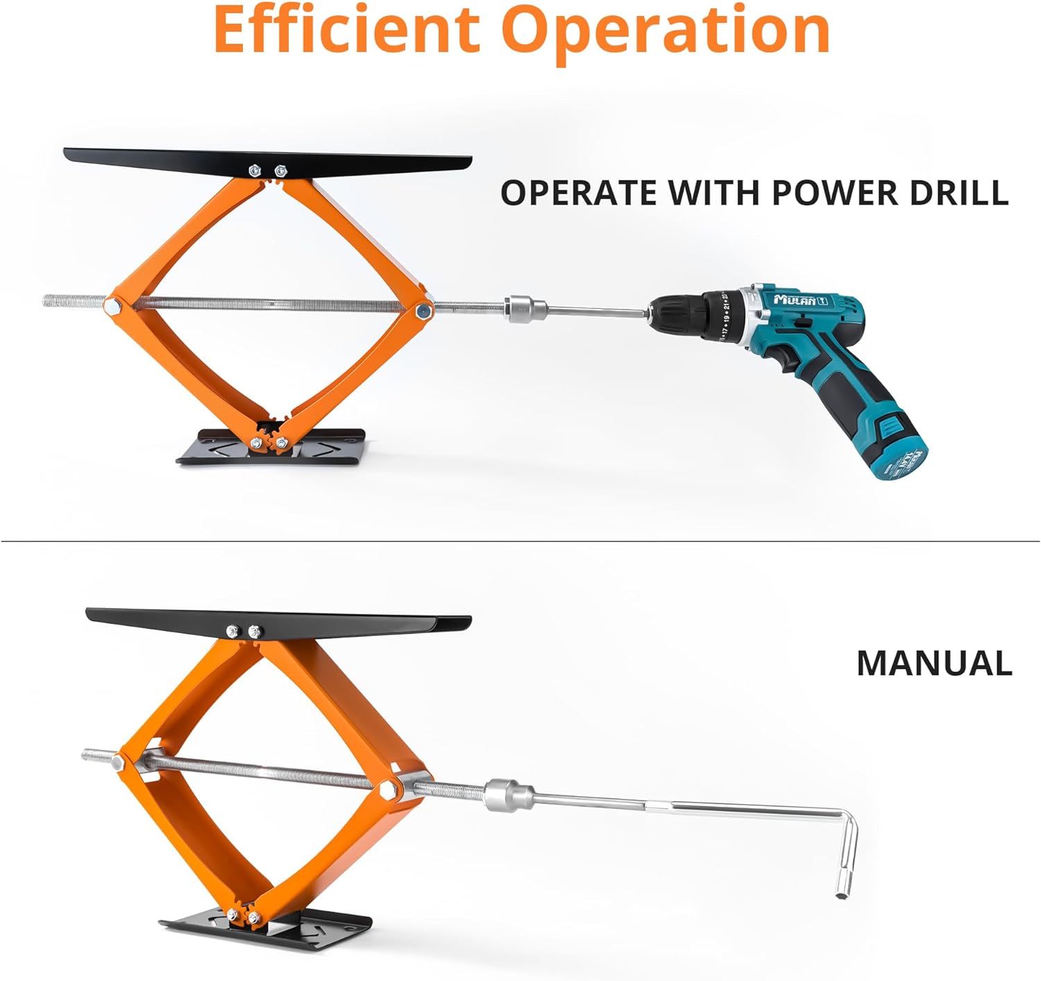 RV Step Stabilizer Kit for Travel Trailers, 5th Wheels and Motorhomes, Drill Allowed, Solid Metal and Height Adjustable